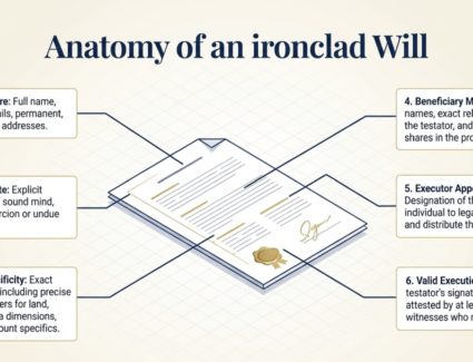 How to draft will for inheritance?