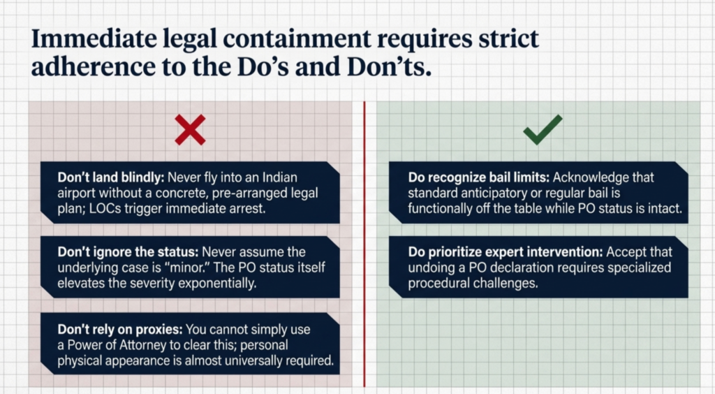 Tips for NRI declared a proclaimed offender 